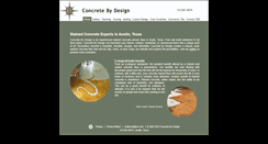 Desktop Screenshot of concretebydesigntexas.com
